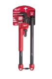 Milwaukee® OVERBITE JAW™ 48-22-7314 Adaptable Pipe Wrench, 21.8 in OAL, Hook Jaw, Steel Handle