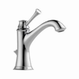 Brizo® 65005LF-PC Lavatory Faucet, Baliza®, Commercial, 1.5 gpm Flow Rate, 4-5/16 in H Spout, 1 Handle, Pop-Up Drain, 1 Faucet Hole, Polished Chrome, Function: Traditional