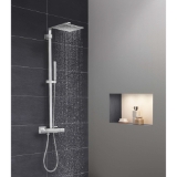 GROHE 26420000 Euphoria® Cube System Shower System, 1.8 gpm Flow Rate, StarLight® Polished Chrome