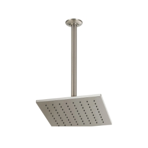 Brizo® 81399-GL Raincan Shower Head, 1.75 gpm, 1 Spray, 2.38 in L x 11.81 in W x 11.81 in H Head, Luxe Gold