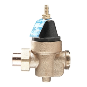 WATTS® 0009480 LFN45B Standard Capacity Pressure Reducing Valve, 3/4 in Nominal, Solder Union Inlet x FNPT Outlet End Style, 25 to 75 psi Pressure, Copper Silicon Alloy Body