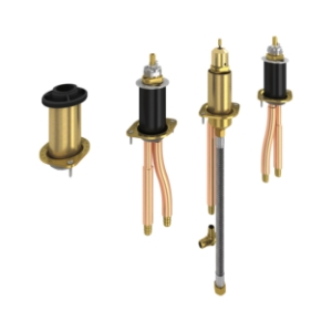 DELTA® R4707-PX Roman Tub Rough-In Kit, PEX (Crimp) Inlet x PEX (Crimp) Outlet, 60 psi Pressure, 18 gpm Flow Rate, Solid Fabricated Brass Body