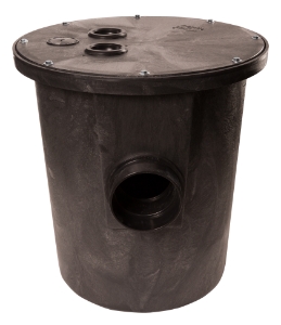 TOPP E3-24002 18" x 30" E-Series Structural Foam Basin with 4" inlet grom hub-inlet drilled