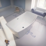 BainUltra® Evanescence 6634 Freestanding Tub, White, Rectangle
