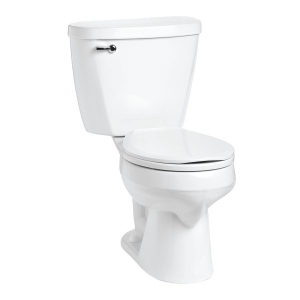 Mansfield® 380 376 Right Hand Summit® Pro Round Front Combo Toilet 1.6 White