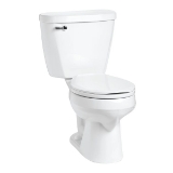 Mansfield® 380 377 Right Hand Summit® Pro Round Front Combo Toilet 1.28 White