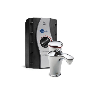 Insinkerator® Invite Classic™ 44719 Invite™ Instant Self-Closing Hot Water Dispenser, 2/3 gal Capacity, 1/4 in Water, Polished Chrome