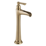 Brizo® 65461LF-GL-ECO Vessel Lavatory Faucet, Rook®, 5-7/16 in Spout, Luxe Gold, 1 Handle