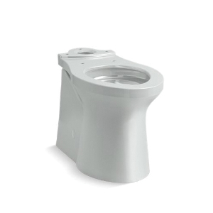 Kohler® 20148-95 Betello™ Comfort Height® Chair Height Toilet Bowl, Ice™ Gray, Elongated Shape, 12 in Rough-In, 2-1/8 in Trapway