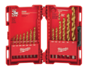 Milwaukee® Thunderbolt® 48-89-1105 Drill Bit Set, 20 Pieces, HSS, Titanium Coated