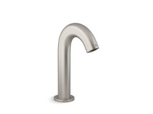 Kohler® 103B76-SANA-BN Oblo™ Touchless bathroom sink faucet with Kinesis® sensor technology, AC-powered, Single Supply, Vibrant® Brushed Nickel