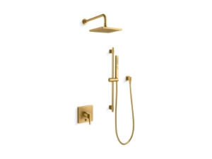 Kohler® 26273-G-2MB Honesty® Showering Kit 1.75 GPM, Vibrant® Brushed Moderne Brass