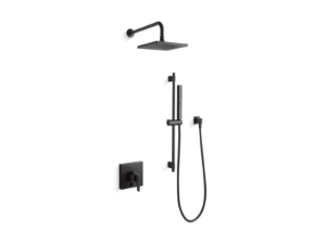 Kohler® 26273-G-BL Honesty® Showering Kit, 1.75 gpm, Matte Black