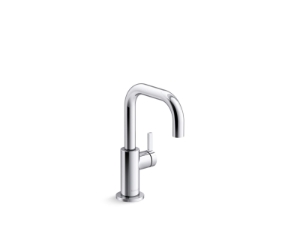 Kohler® 28292-CP Components® Square Spout Beverage Faucet, Polished Chrome