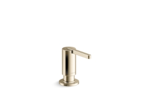 Kohler® 28293-AF Components® Soap/Lotion Dispenser, Vibrant French Gold