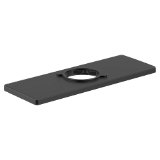 Moen® 147204BL Standard Faucet Escutcheon, Matte Black