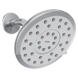 Moen® 220R7EP Infinite Rainshower Shower Head, 1.75 gpm Flow Rate, 7 in H x 3-7/16 in W Head, Chrome