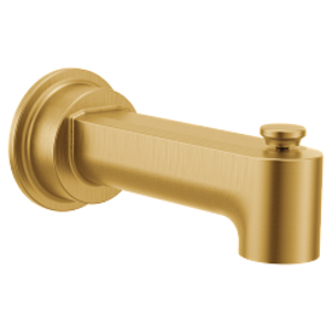 Moen® 4325BG 4325 Greenfield™ Hardware Diverter Spout, 1/2 inch Connection Size, Metal, Brushed Gold