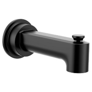 Moen® 4325BL 4325 Greenfield™ Hardware Diverter Spout, 1/2 inch Connection Size, Metal, Matte Black