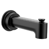 Moen® 4325BL 4325 Greenfield™ Hardware Diverter Spout, 1/2 inch Connection Size, Metal, Matte Black