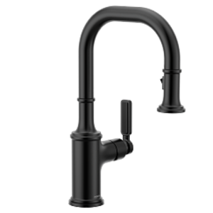 Moen® 5770BL 5770 Pulldown Bar Faucet, Smyth™, Matte Black, 1 Handle, 1.5 gpm