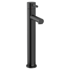 Moen® 6192BL High Arc Bathroom Faucet, 4.5 in Spout, Matte Black, 1 Handle