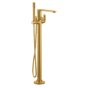 Moen® 620BG Greenfield™ Freestanding Hand Shower, 1.75 gpm Flow Rate, Chrome, 1 Handle, Brushed Gold