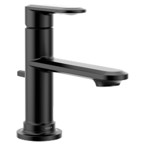 Moen® 6504BL Greenfield™ High Arc Bathroom Faucet, 1.2 gpm Flow Rate, 3.18 in H Spout, 1 Handle, Lift Rod Drain, 1 Faucet Hole, Matte Black
