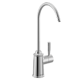 Moen® F7600 Traditional Beverage Faucet, 1.5 gpm Flow Rate, Chrome, 1 Handle