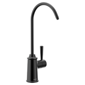 Moen® F7600BL Traditional Beverage Faucet, 1.5 gpm Flow Rate, Matte Black, 1 Handle