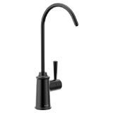 Moen® F7600BL Traditional Beverage Faucet, 1.5 gpm Flow Rate, Matte Black, 1 Handle