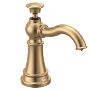 Moen® S3945BZG Traditional Kitchen Soap Dispenser, Bronzed Gold