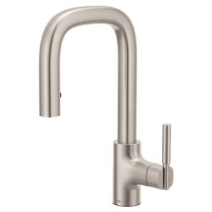 Moen® S64001SRS Pulldown Bar Faucet, Tenon™, Spot Resist™ Stainless, 1 Handle, 1.5 gpm