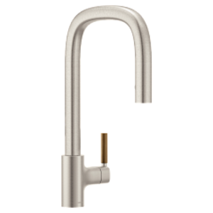Moen® S74001SRS Tenon™ Pulldown Faucet, 1.5 gpm, Spot Resist™ Stainless, 1 Handle, 1 Faucet Hole