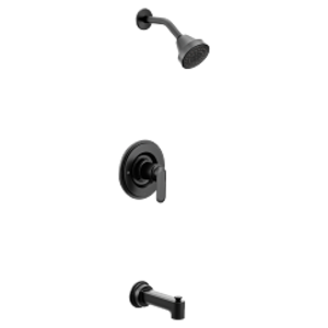 Moen® T2223EPBL Transitional Posi-Temp® Tub Shower Trim, 1.75 gpm Shower, Matte Black