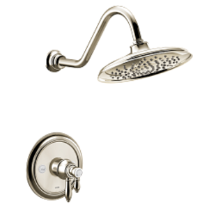 Moen® UTS43102EPNL M-Core™ Weymouth™ Universal Shower Only Trim, 1.75 gpm Shower, Polished Nickel