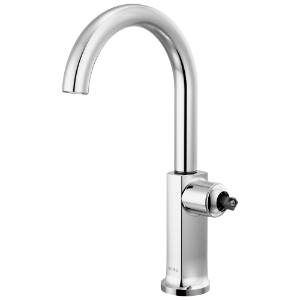 Brizo® 61006LF-PCLHP-L Kintsu® Bar Faucet with Arc Spout - Less Handle, Lumicoat® Polished Chrome