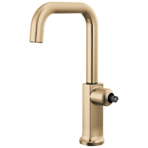 Brizo® 61007LF-GLLHP-L Kintsu® Bar Faucet with Square Spout - Less Handle, Lumicoat® Luxe Gold