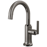 Brizo® 61306LF-C-BNX-L Kintsu® Beverage Faucet with Arc Spout, Lumicoat® Black Onyx