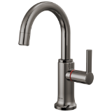 Brizo® 61306LF-H-BNX-L Kintsu® Instant Hot Faucet with Arc Spout, Lumicoat® Black Onyx