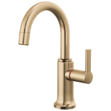 Brizo® 61306LF-H-GL-L Kintsu® Instant Hot Faucet with Arc Spout, Lumicoat® Luxe Gold