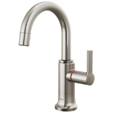 Brizo® 61306LF-H-SS-L Kintsu® Instant Hot Faucet with Arc Spout, Lumicoat® Stainless