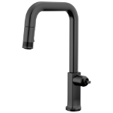 Brizo® 63007LF-BLLHP Kintsu® Pull-Down Faucet with Square Spout - Less Handle, Matte Black