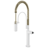 Brizo® 64375LF-MWPNLHP Jason Wu for Brizo™ SmartTouch® Semi-Professional Kitchen Faucet - Less Handle, Matte White