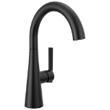 DELTA® 14882LF-BL Other: Single Handle Bar Prep Faucet, Matte Black