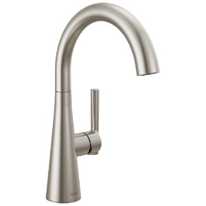 DELTA® 14882LF-SP Other: Single Handle Bar Prep Faucet, Spotshield Stainless