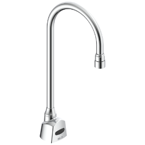 Delta® Commercial 1500TF3320 1500T Series: Deckmount Electronic Gooseneck Faucet, Hardwire, 1.5gpm, Chrome