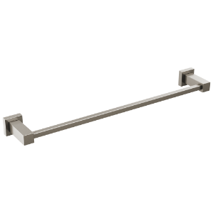 DELTA® IAO20818-SS Velum™ Transitional Towel Bar, 18 in L Bar, 1.38 in OAH 2-3/4 in OAD, Brass, Stainless