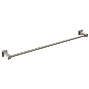 DELTA® IAO20824-SS Velum™ Transitional Towel Bar, 24 in L Bar, 1.59 in OAH 2-3/4 in OAD, Brass, Stainless