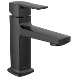 Peerless® P1571LF-BL Ezra™ Single-Handle Bathroom Faucet, 1 gpm Flow Rate, 6-5/16 in H Spout, 1 Handle, Pop-Up Drain, 1, 3 Faucet Holes, Matte Black